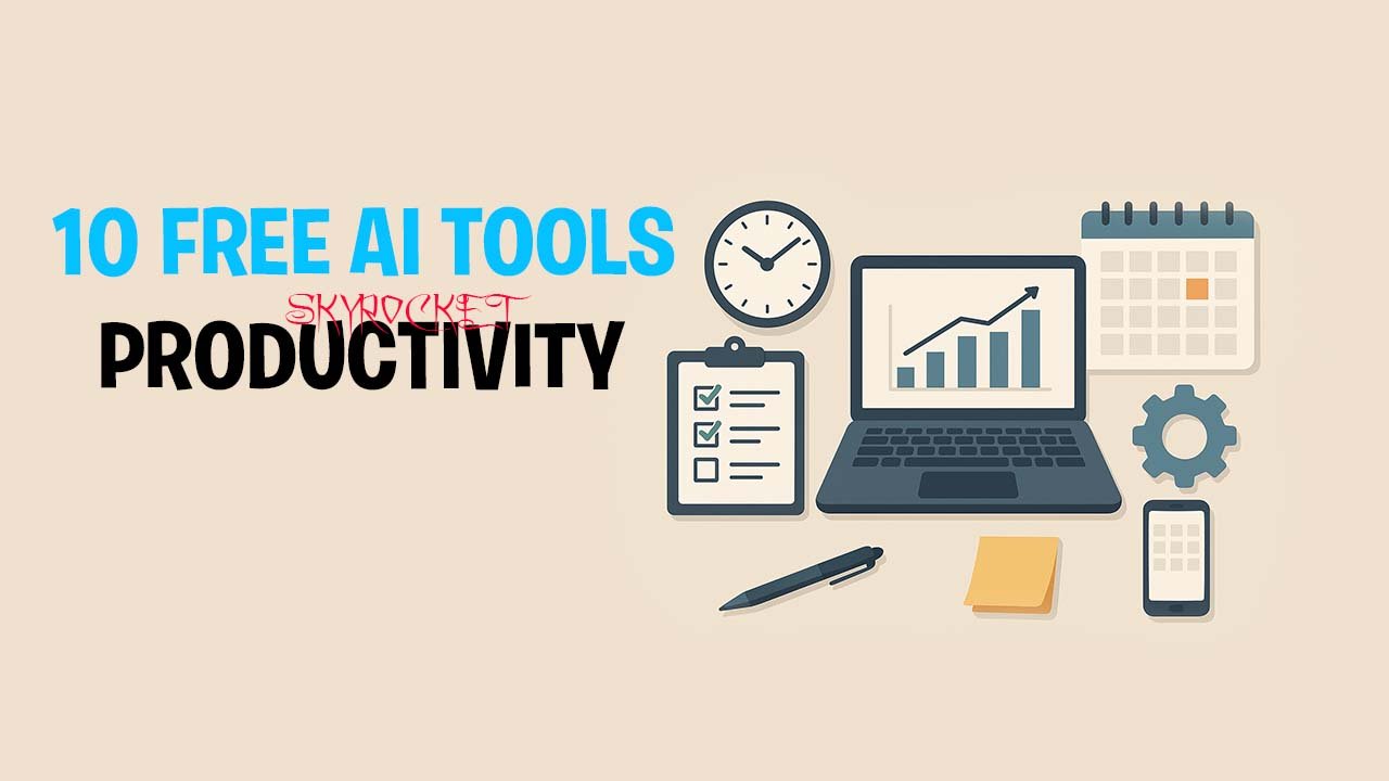 Top 10 Free AI Tools to Skyrocket Your Productivity in 2025